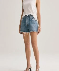 AGOLDE DEE DENIM SHORTS ULTRA HI RISE