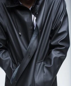 STUTTERHEIM MOSEBACKE RAIN JACKET BLACK NEW IN