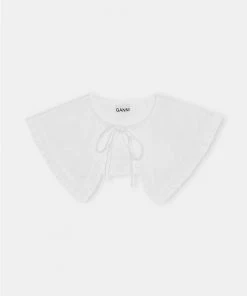 GANNI DETACHED POPLIN COLLAR