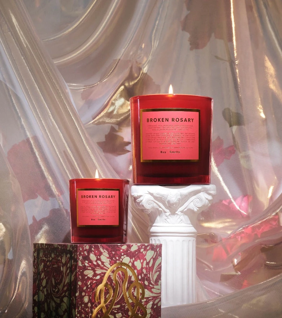 BOY SMELLS HOLIDAY BROKEN ROSARY MAGNUM CANDLE 3 BOY SMELLS HOLIDAY BROKEN ROSARY MAGNUM CANDLE