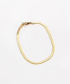 WOLF CIRCUS HERRINGBONE ANKLET