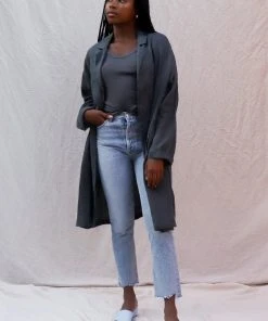 FILOSOFIA ANNA SPRING LINEN COAT