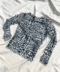 NIN STUDIO BLACK COSMOS SWIRL TOP SPRING '22