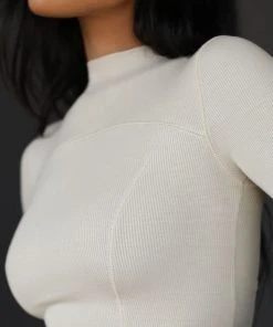 JOAH BROWN SPRING '22 CONTRAST STITCH LONG SLEEVE