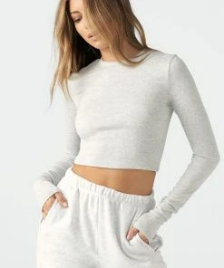 JOAH BROWN CROPPED CREW LONGSLEEVE 26 JOAH BROWN CROPPED CREW LONGSLEEVE