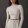 JOAH BROWN SPRING '22 CONTRAST STITCH LONG SLEEVE