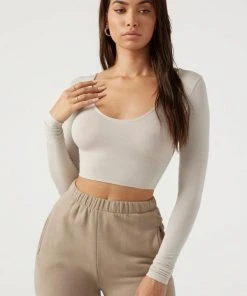 JOAH BROWN SCOOP NECK LONG SLEEVE SPRING '22 6 JOAH BROWN SCOOP NECK LONG SLEEVE SPRING '22