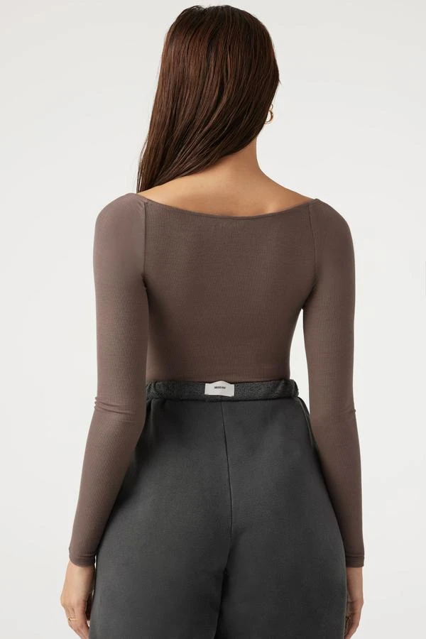 JOAH BROWN SALE SQUARE NECK LONG SLEEVE 4 JOAH BROWN SALE SQUARE NECK LONG SLEEVE