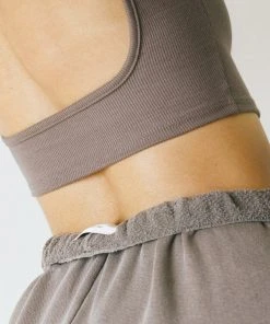 JOAH BROWN LOW BACK CROP CAMI SPRING '22