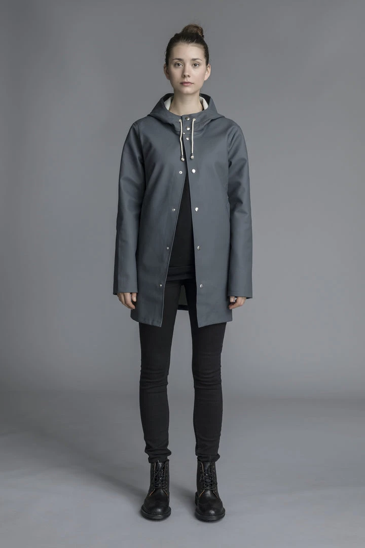STUTTERHEIM STOCKHOLM JACKET CHARCOAL 1 STUTTERHEIM STOCKHOLM JACKET CHARCOAL