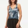 LACAUSA NEW IN ROXY RIBBED TANK SMOKY QUARTZ