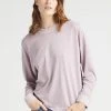 RICHER POORER SPRING '22 RELAXED LONG SLEEVE PULLOVER AMETHYST SMOKE