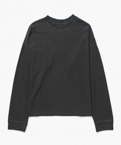 RICHER POORER SPRING '22 RELAXED LONG SLEEVE PULLOVER STRETCH LIMO