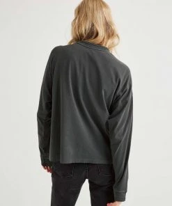 RICHER POORER SPRING '22 RELAXED LONG SLEEVE PULLOVER STRETCH LIMO