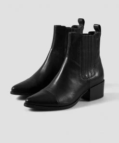 VAGABOND SHOES MARJA BLACK LEATHER BOOTS