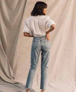 AGOLDE SPRING '22 RILEY HI RISE CROP ZEPHYR