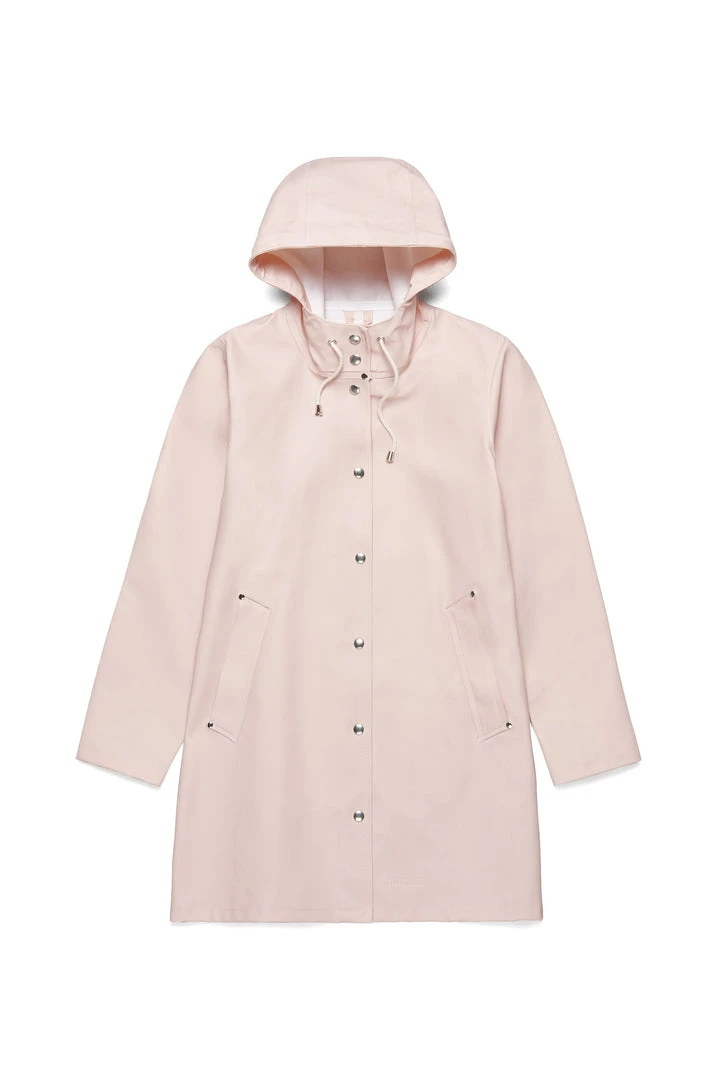 STUTTERHEIM MOSEBACKE RAIN JACKET PALE PINK 2 STUTTERHEIM MOSEBACKE RAIN JACKET PALE PINK