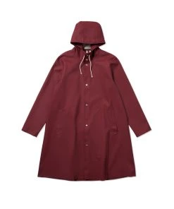 STUTTERHEIM MOSEBACKE RAIN JACKET BURGUNDY
