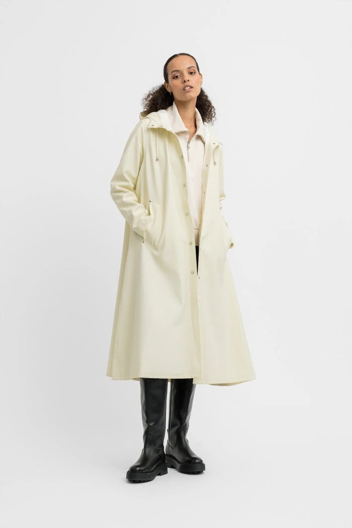 STUTTERHEIM MOSEBACKE RAIN JACKET LONG COCONUT 1 STUTTERHEIM MOSEBACKE RAIN JACKET LONG COCONUT