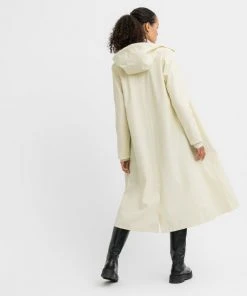 STUTTERHEIM MOSEBACKE RAIN JACKET LONG COCONUT