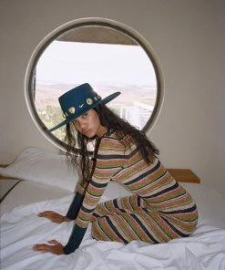 LACK OF COLOR THE COSMIC BOATER NAVY SALE