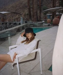 LACK OF COLOR SPRING '22 INCA BUCKET HAT BLACK