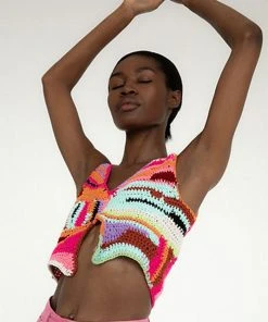 TACH NEW IN VICENTA CROCHET TOP