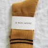 LE BON SHOPPE SPRING '22 BOYFRIEND SOCKS BISCOTTI