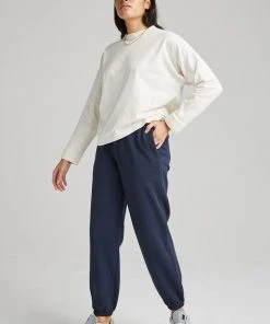 RICHER POORER SALE RECYCLED FLEECE SWEATPANTS BLUE NIGHTS