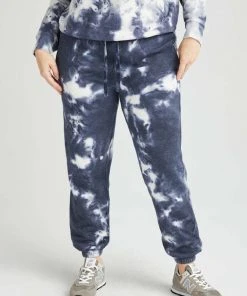 RICHER POORER RECYCLED FLEECE JOGGER SWEATPANT BLUE STORM SALE
