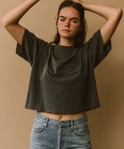 FILOSOFIA SUSTAINABILITY JADE CROPPED TEE