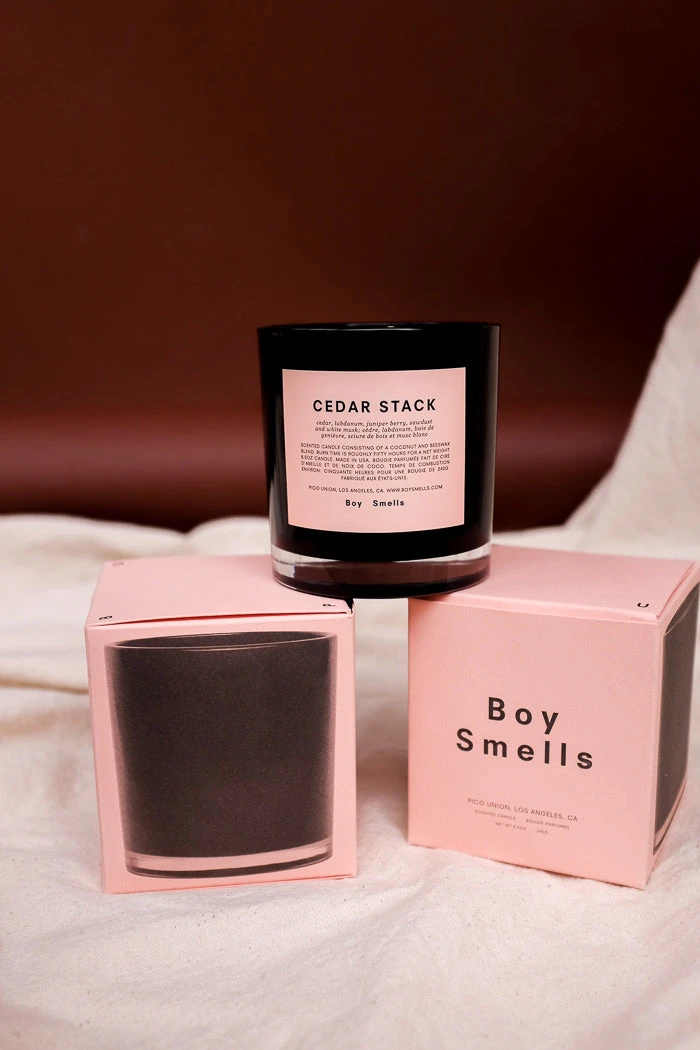 BOY SMELLS SPRING '22 CEDAR STACK CANDLE 2 BOY SMELLS SPRING '22 CEDAR STACK CANDLE