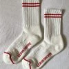 LE BON SHOPPE SPRING '22 BOYFRIEND SOCKS CLEAN WHITE