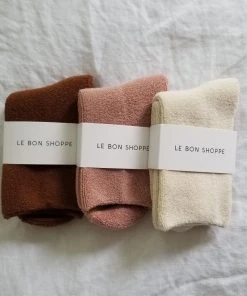 LE BON SHOPPE SPRING '22 CLOUD SOCKS MULBERRY