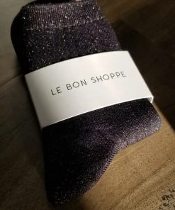 LE BON SHOPPE HER SOCKS COPPER BLACK