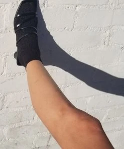 LE BON SHOPPE HER SOCKS COPPER BLACK