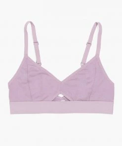 RICHER POORER SPRING '22 CUT OUT BRALETTE AMETHYST SMOKE
