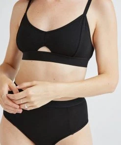 RICHER POORER CUT OUT BRALETTE BLACK