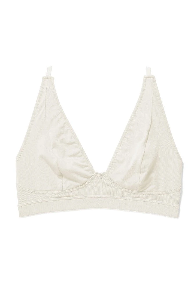 RICHER POORER NEW IN HIGH CUT BRALETTE BONE 4 RICHER POORER NEW IN HIGH CUT BRALETTE BONE