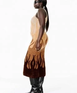 HOUSE OF SUNNY HOTEL CALIFORNIA HOCKNEY DRESS