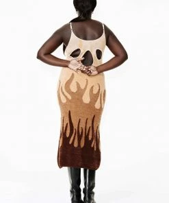 HOUSE OF SUNNY HOTEL CALIFORNIA HOCKNEY DRESS