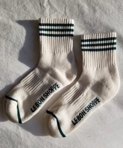 LE BON SHOPPE SPRING '22 GIRLFRIEND SOCKS EGRET