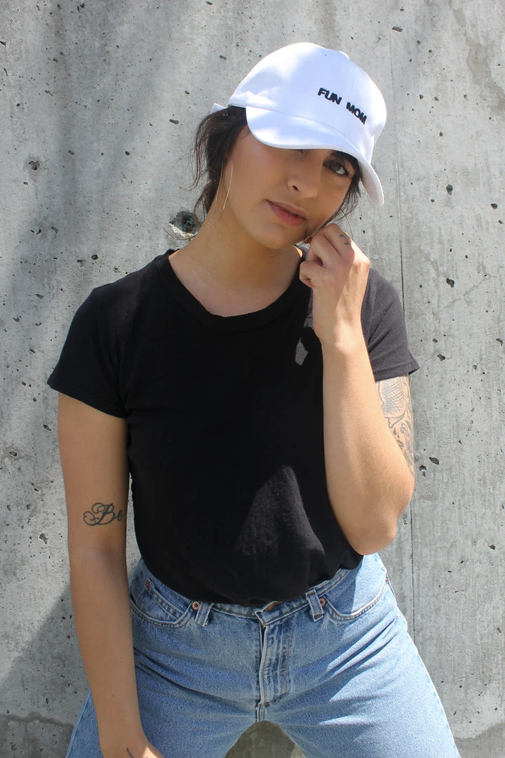 INTENTIONALLY BLANK FUN MOM HAT