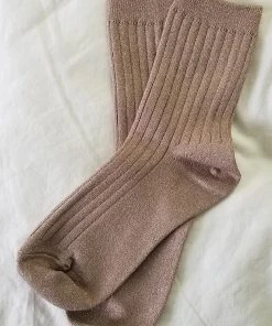 LE BON SHOPPE HER SOCKS GLITTERY JUTE