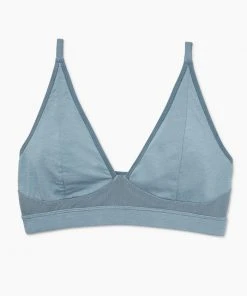 RICHER POORER HIGH CUT BRALETTE BLUE MIRAGE