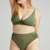RICHER POORER NEW IN HIGH CUT BRIEF OLIVE ARMY