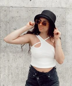 LACK OF COLOR SPRING '22 INCA BUCKET HAT BLACK