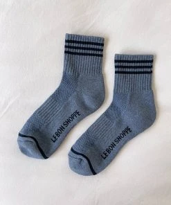 LE BON SHOPPE SPRING '22 GIRLFRIEND SOCKS INDIGO