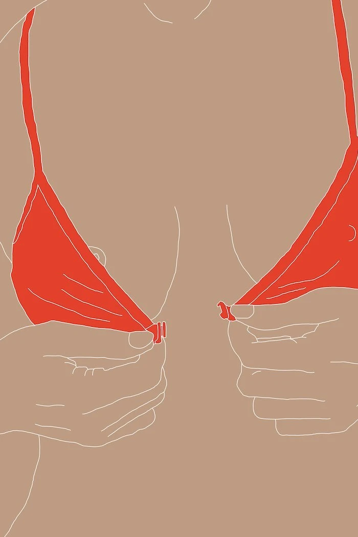 DRAWN BY CAVE KERA BRA PRINT 1 DRAWN BY CAVE KERA BRA PRINT