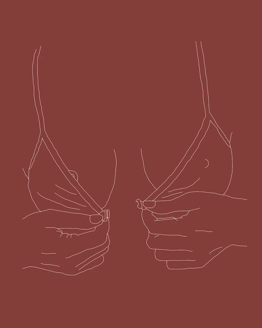 DRAWN BY CAVE KERA BRA PRINT 2 DRAWN BY CAVE KERA BRA PRINT